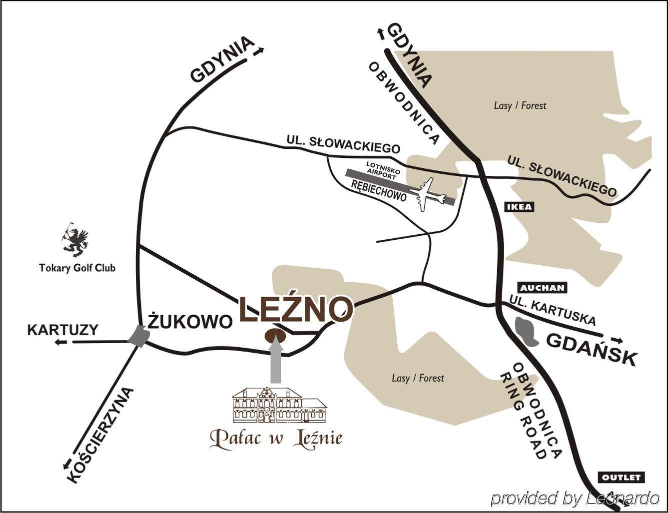 Lezno Palace Bagian luar foto